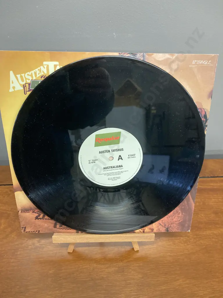 Rare Austen Tayshus Phantom Shuffle / Australiana Limited Edition Promotional 12" Vinyl Record, 45 RPM, X13437 Image 1++